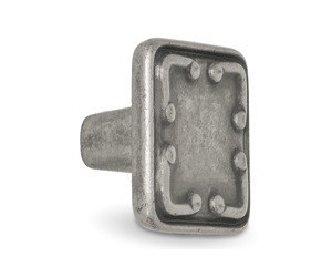 Ручка-кнопка Giusti WPO669, старое серебро глянец