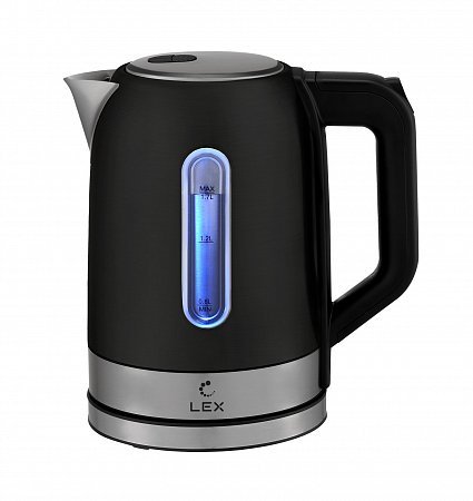 LEX LX 30018-2, чайник электрический (черный) LX30018-2