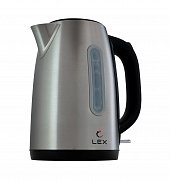 LEX LX 30017-1, чайник электрический (брашированная сталь) LX30017-1