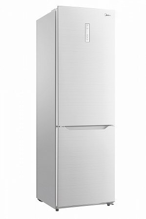 Midea MRB519SFNWP Двухдверный холодильник с нижней морозильной камерой.  Объем общий/полезный: 325л/