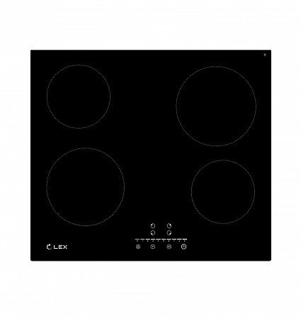LEX EVH 640-1 BL панель стеклокерамическая электрическая CHYO000196