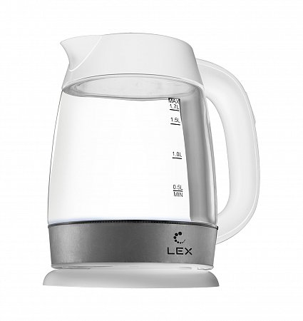 LEX LX 30011-2, чайник электрический (белый) LX30011-2