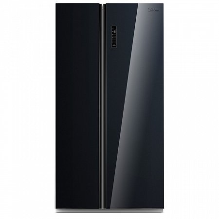 Midea MRS518SNGBL Холодильник Side-by-Side. Объем общий/полезный: 587л/510л. Объем холодильной камер