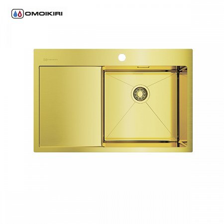 Omoikiri  Akisame 78-LG-R, 780*510, светлое золото (4973086)